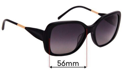 Sunglass Fix Replacement Lenses for Burberry B 4192-F - 56mm Wide 