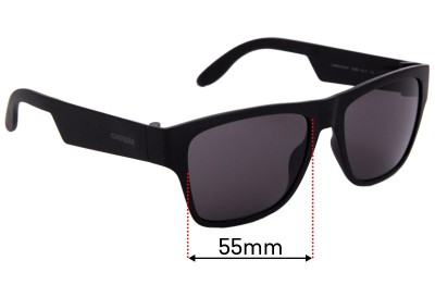 Carrera 5002/ST Replacement Lenses 55mm wide 