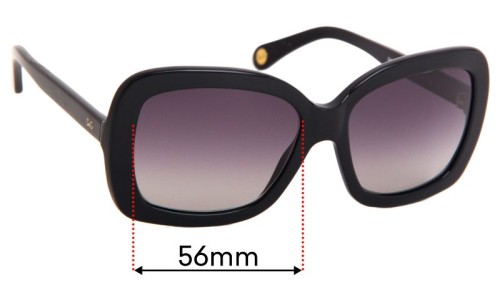 Sunglass Fix Lentes de Repuesto para Dolce & Gabbana DG3047 - 56mm Wide 