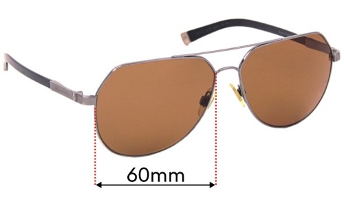 Sunglass Fix Replacement Lenses for Dolce & Gabbana DG2133 Basalto Collection - 60mm Wide 