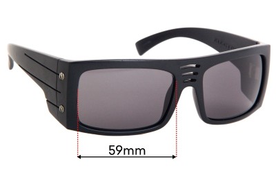 Electric CB4  Replacement Lenses 59mm wide 