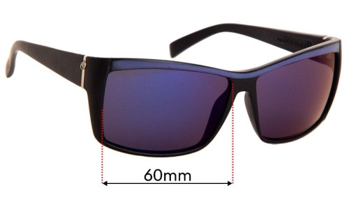 Electric Riff Raff Replacement Lenses 60mm wide 