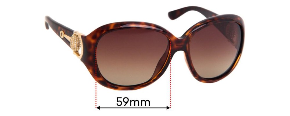 Gucci GG3712/S Replacement Lenses 59mm 