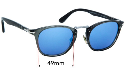 Sunglass Fix Replacement Lenses for Persol 3109-V - 49mm Wide 