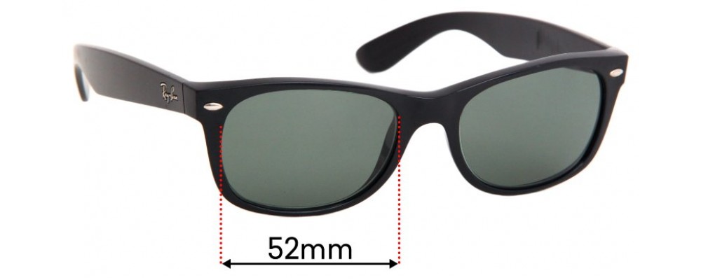ray ban rb2132 new wayfarer sunglasses 52mm