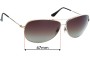 Sunglass Fix Replacement Lenses for Ray Ban RB3293 Aviator  - 67mm Wide 