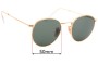 Sunglass Fix Replacement Lenses for Ray Ban RB3447 - 50mm Wide 