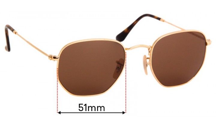 Ray Ban 51mm Replacement Lenses