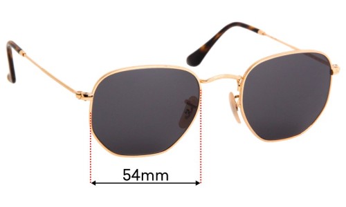 Ray Ban RB3548-N Replacement Lenses 54mm wide 