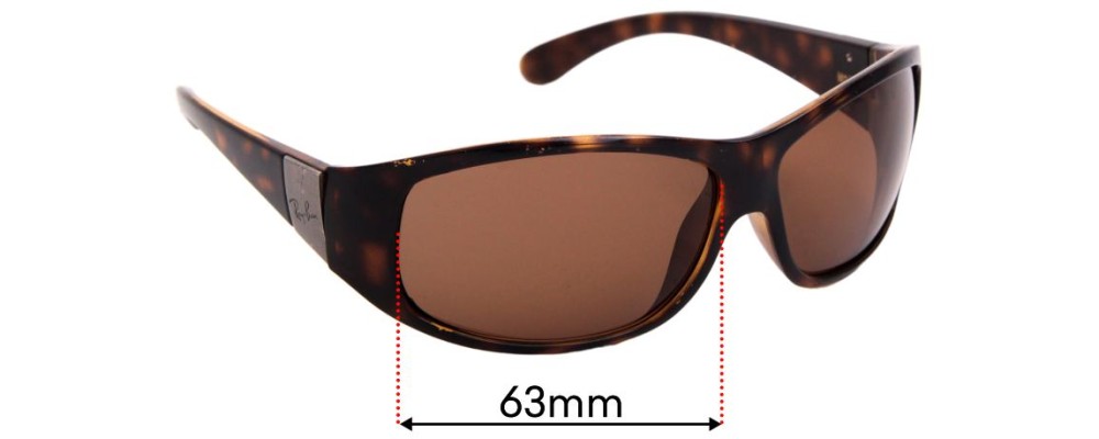 Ray Ban RB4110 Replacement Lenses 63mm 