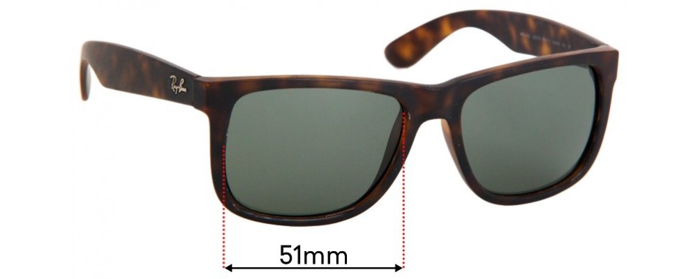 ray ban justin rb4165 replacement lenses