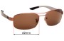Sunglass Fix Replacement Lenses for Ray Ban RB8318 - 62mm Wide 