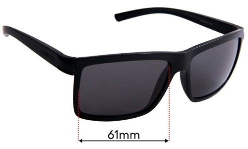 Sunglass Fix Replacement Lenses for Serengeti Large Brera - 61mm Wide 