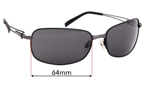 Sunglass Fix Replacement Lenses for Serengeti Trieste - 64mm Wide 