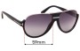Sunglass Fix Replacement Lenses for Tom Ford Dimitry TF334 - 59mm Wide 
