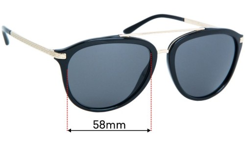 Versace MOD 4299 Replacement Lenses 58mm wide 