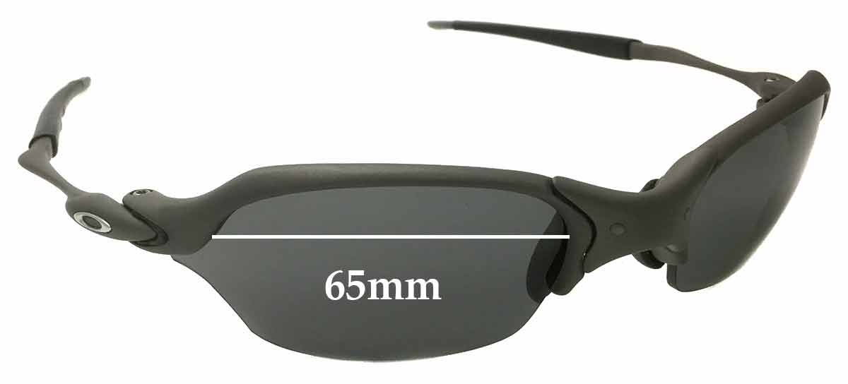 Sunglass Fix Replacement Lenses for Oakley X Metal Romeo 2.0 - 65mm Wide