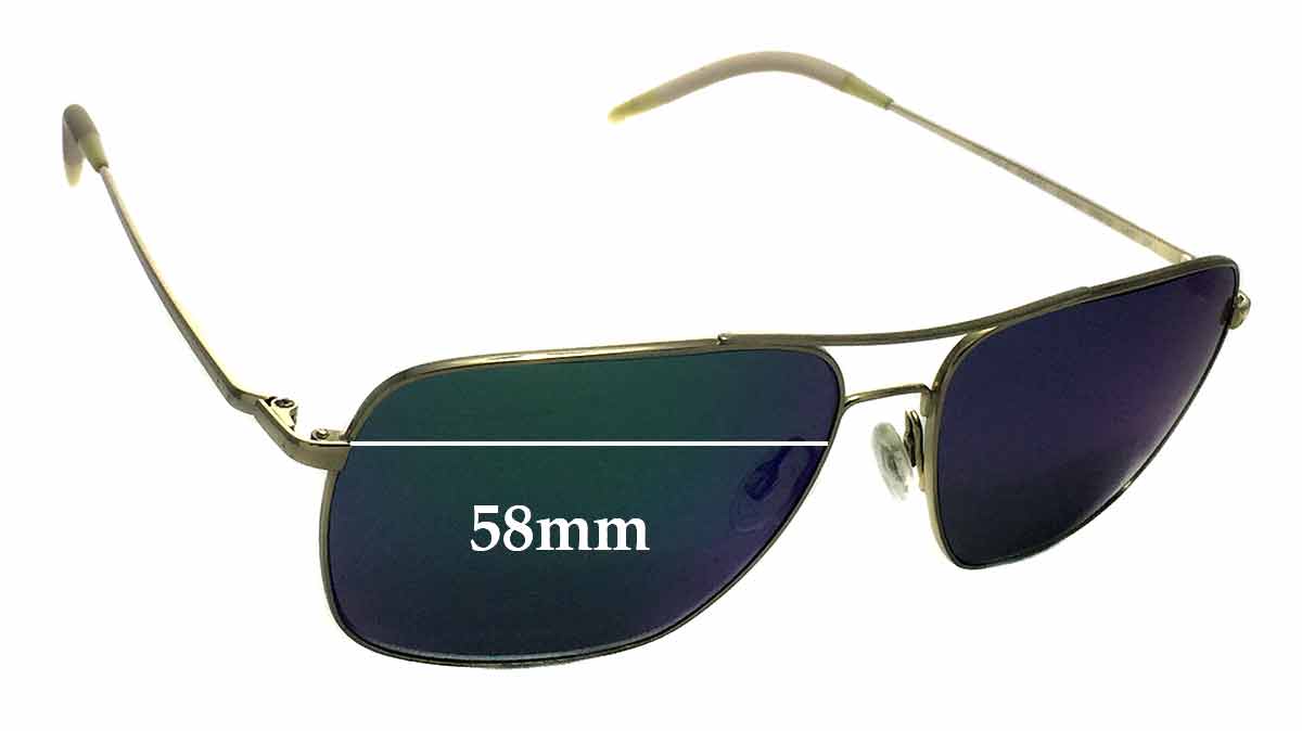 Oliver Peoples Clifton OV1150-S 58mm Replacement Lenses