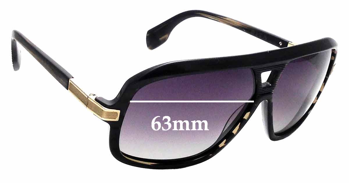 Sunglass Fix Replacement Lenses for Dita Sig - 63mm Wide