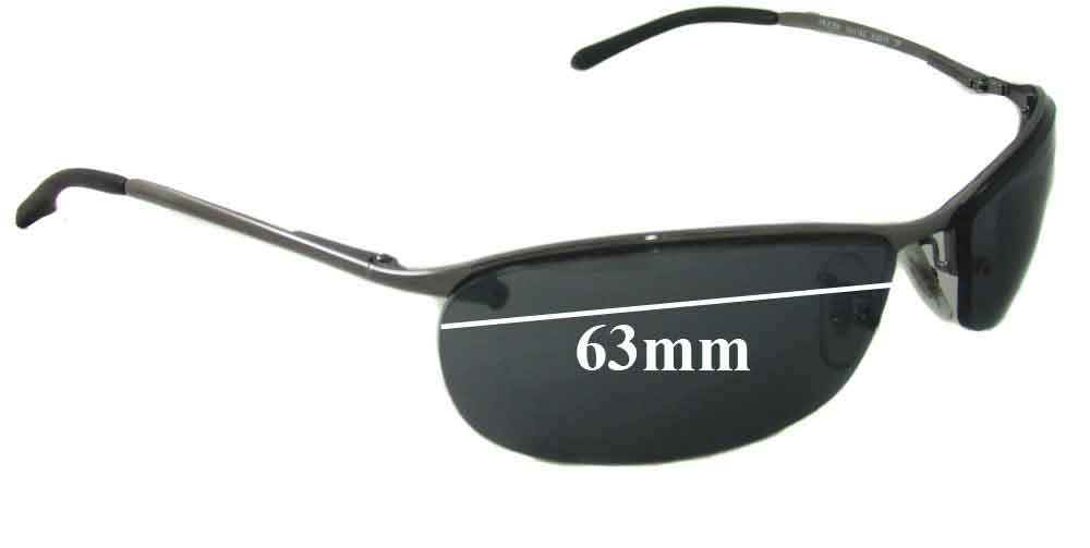 Ray Ban RB3186 Replacement Lenses 63mm 