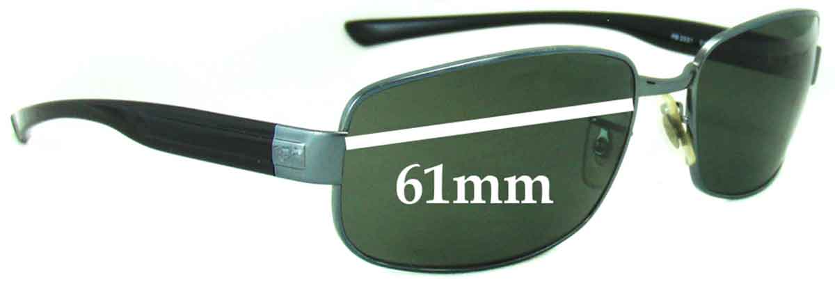 Ray Ban RB3331 61mm Replacement Lenses