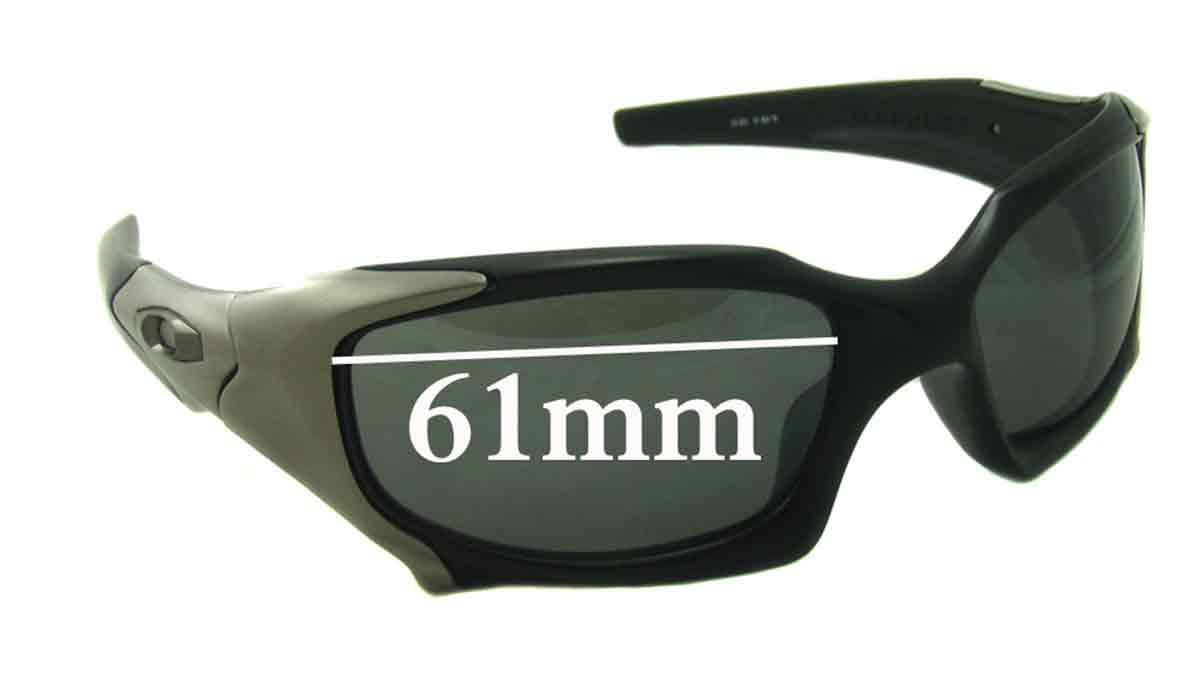 Sunglass Fix Replacement Lenses for Oakley Pit Boss - 61mm Wide