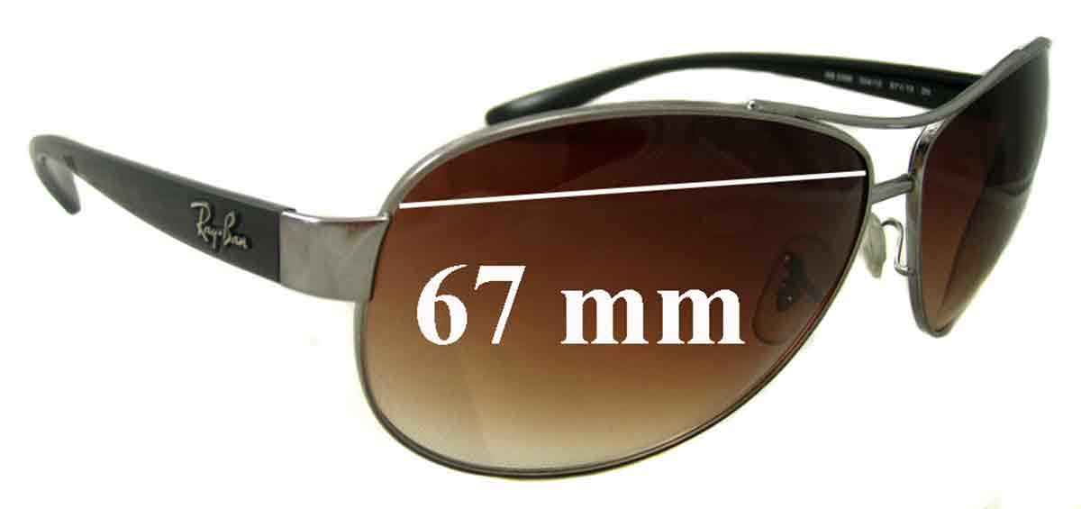 Ray Ban RB3386 67mm Replacement Lenses