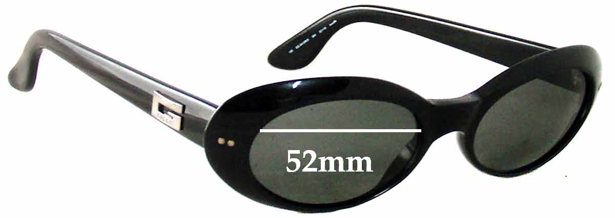 Sunglass Fix Replacement Lenses for Gucci GG2413/N/S - 52mm Wide